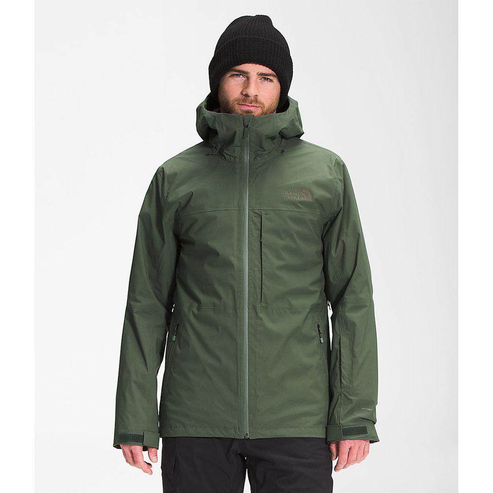 The North Face Thermoball™ Eco Snow Triclimate® Ανδρικα Μπουφάν Fleece - Πρασινο (VKEC35817)